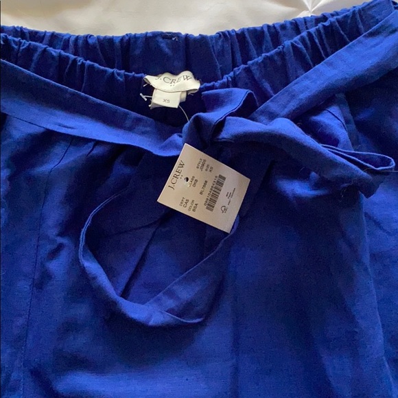 Bold Blue J.Crew Paperbag Cinch Skirt w/ Pockets! - Picture 2 of 2